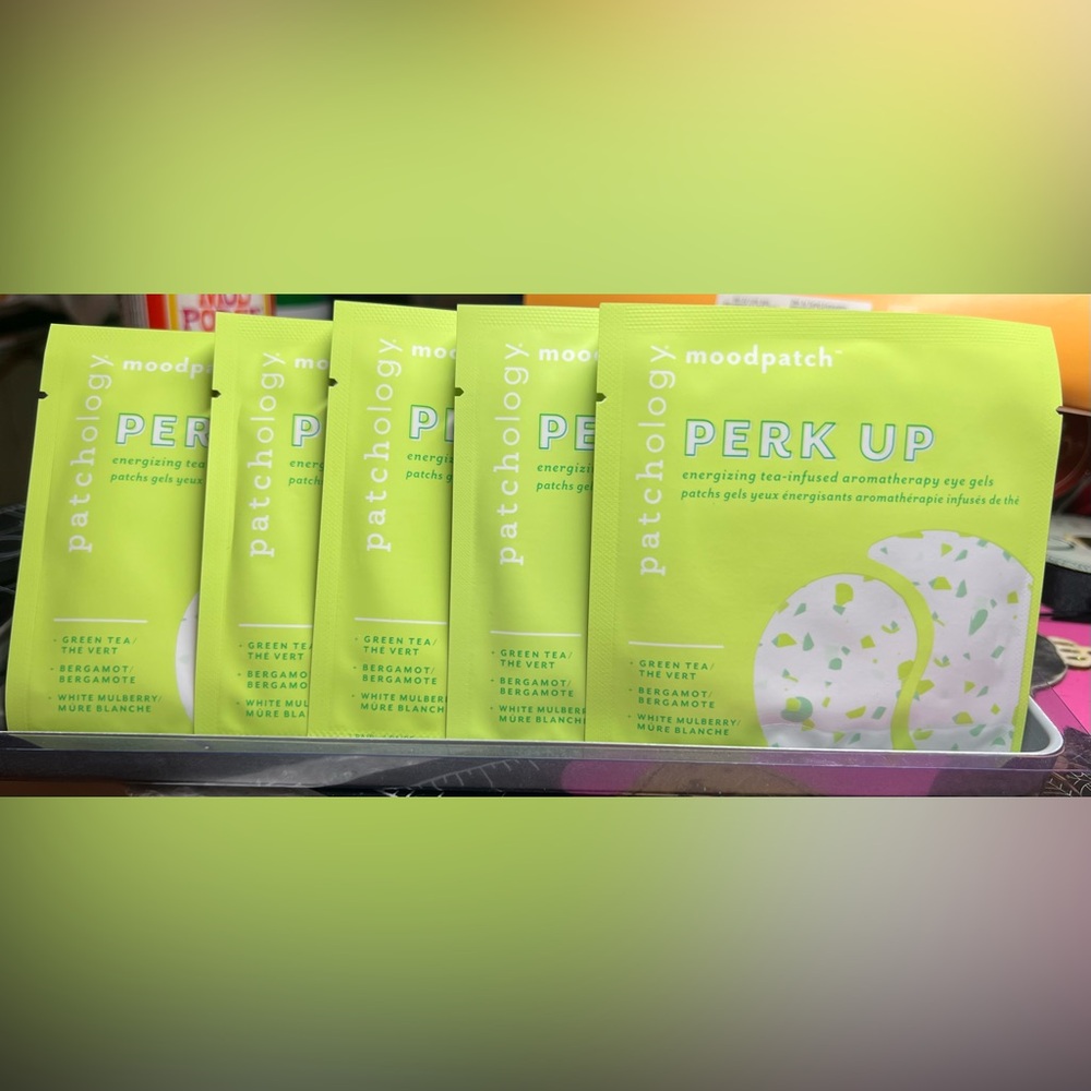 Patchology Moodpatch Perk Up Energizing Eye Gels - 5 pack NIB